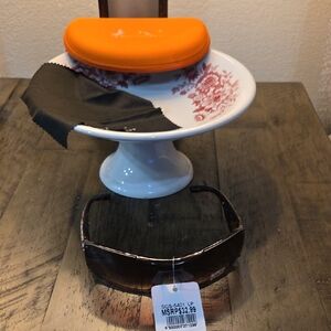 Montana West Orange Sunglasses Case with Black Cloth